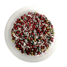 Luxury Festive Shimmer Vermicelli & Balls Mix 150g